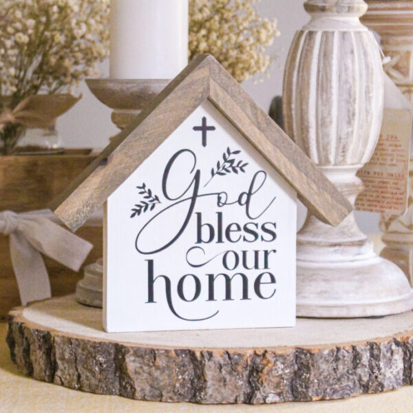 religious farmhouse table decor