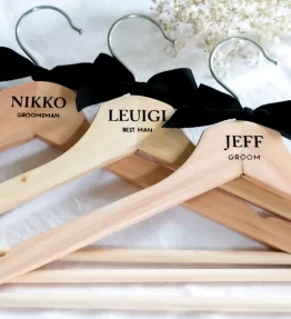 Personalized Groom Party Hangers | Groomsman Hangers | Groomsman Gift | Wedding Party Hangers